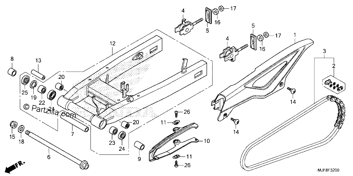 Diagrama de SWINGARM