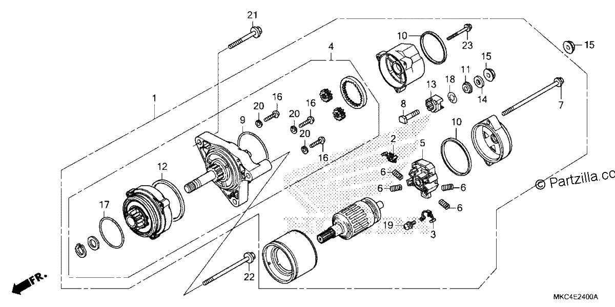 Diagrama de REVERSE MOTOR