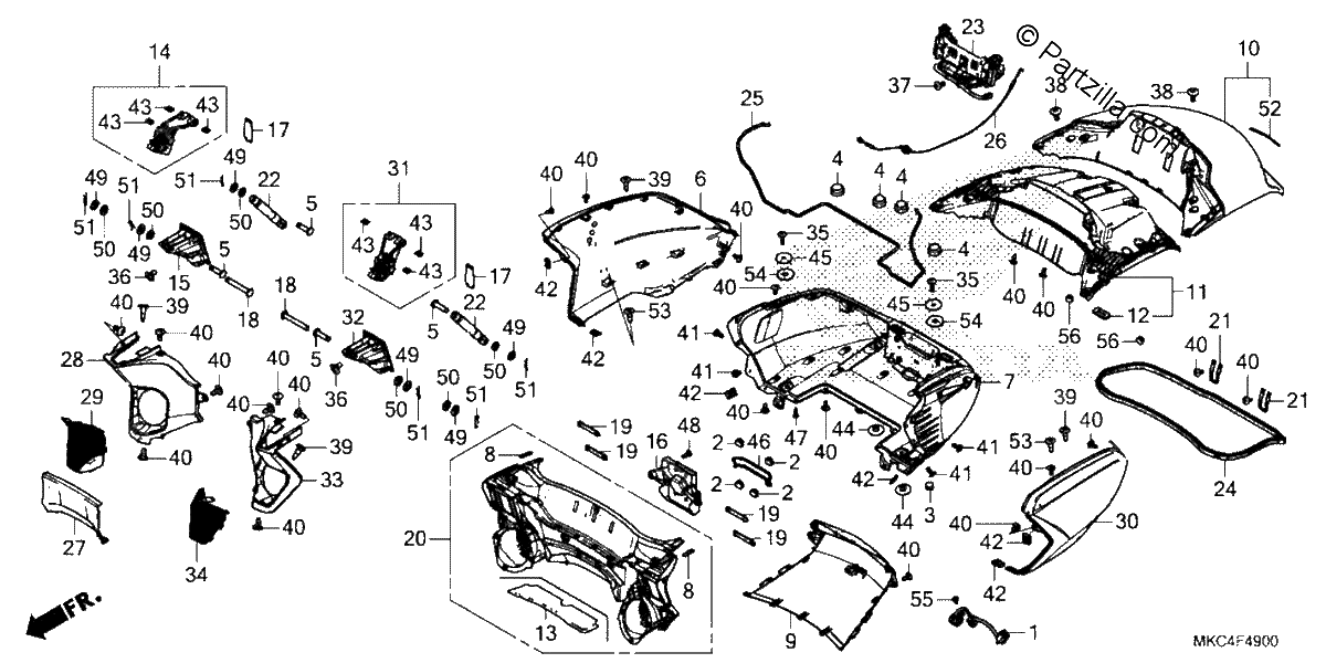 Diagrama de TRUNK BOX