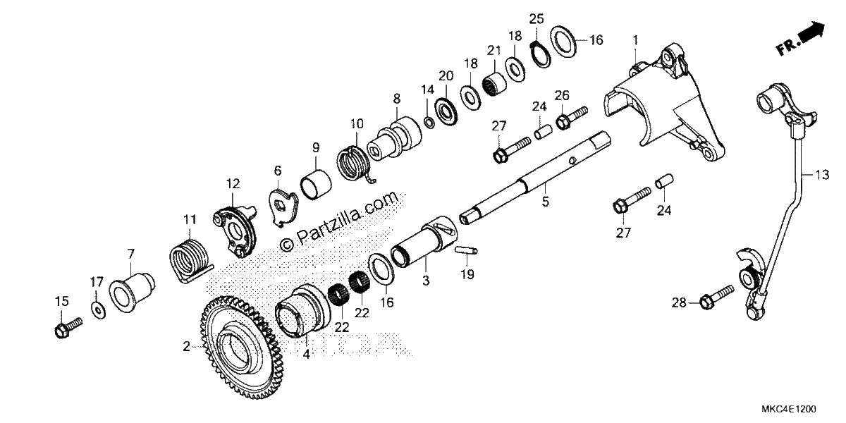 Diagrama de REVERSE GEAR