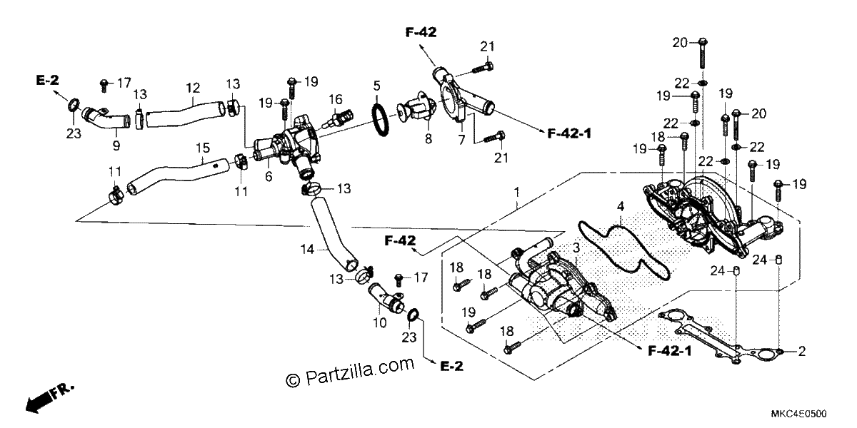Diagrama de WATER PUMP