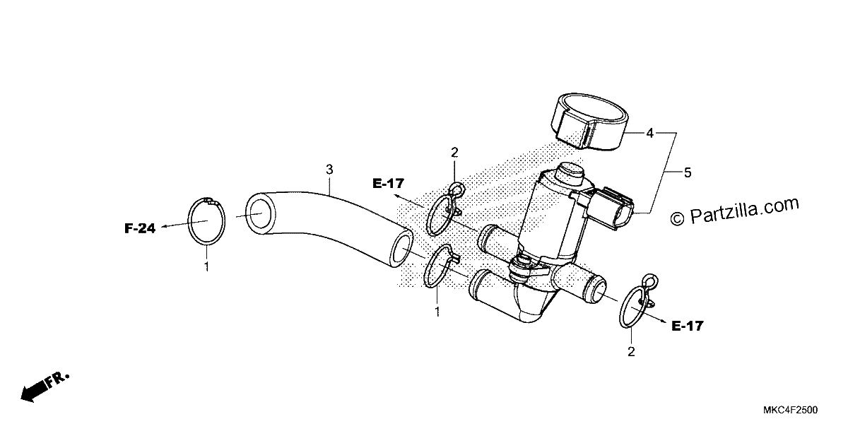 Diagrama de AIR INJECTION VALVE