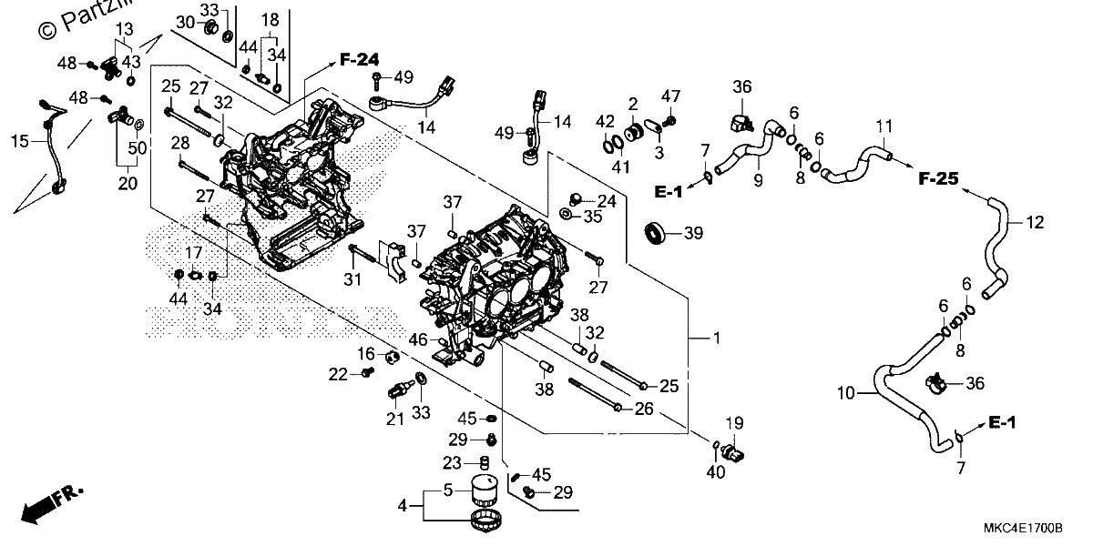 Diagrama de CYLINDER BLOCK