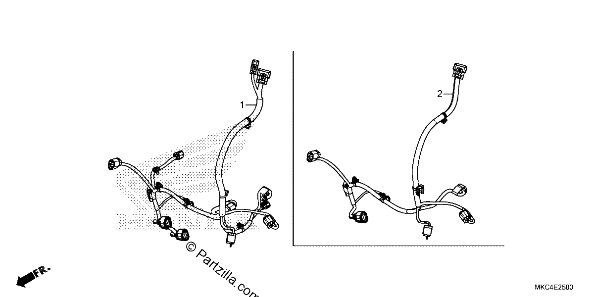 Diagrama de ENGINE SUB CORD