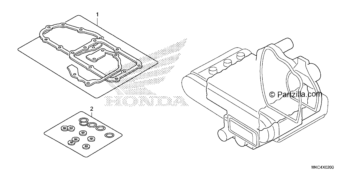 Diagrama de GASKET KIT B