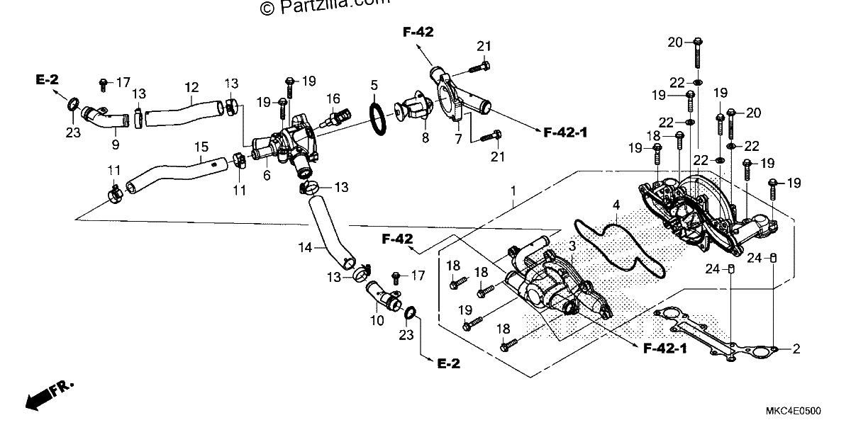 Diagrama de WATER PUMP