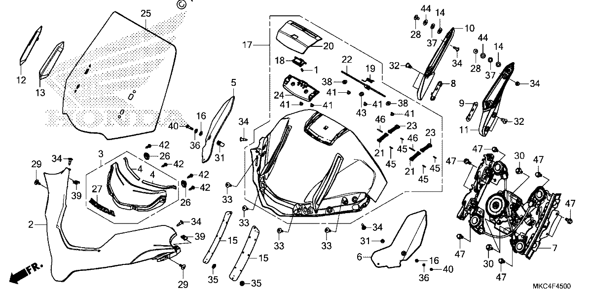 Diagrama de WINDSCREEN