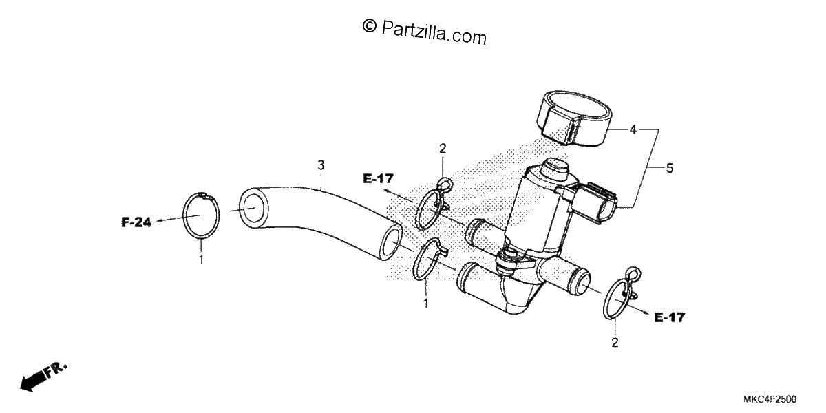 Diagrama de AIR INJECTION VALVE