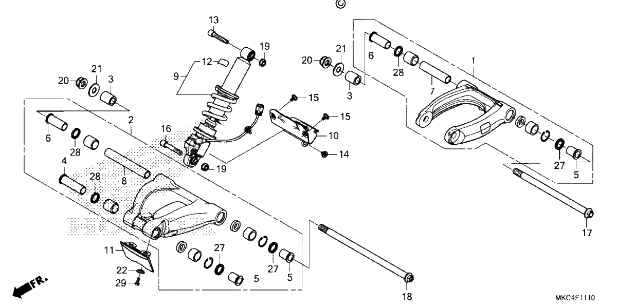 Diagrama de CUSHION ARM