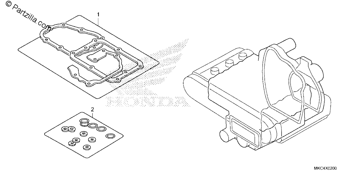 Diagrama de GASKET KIT B