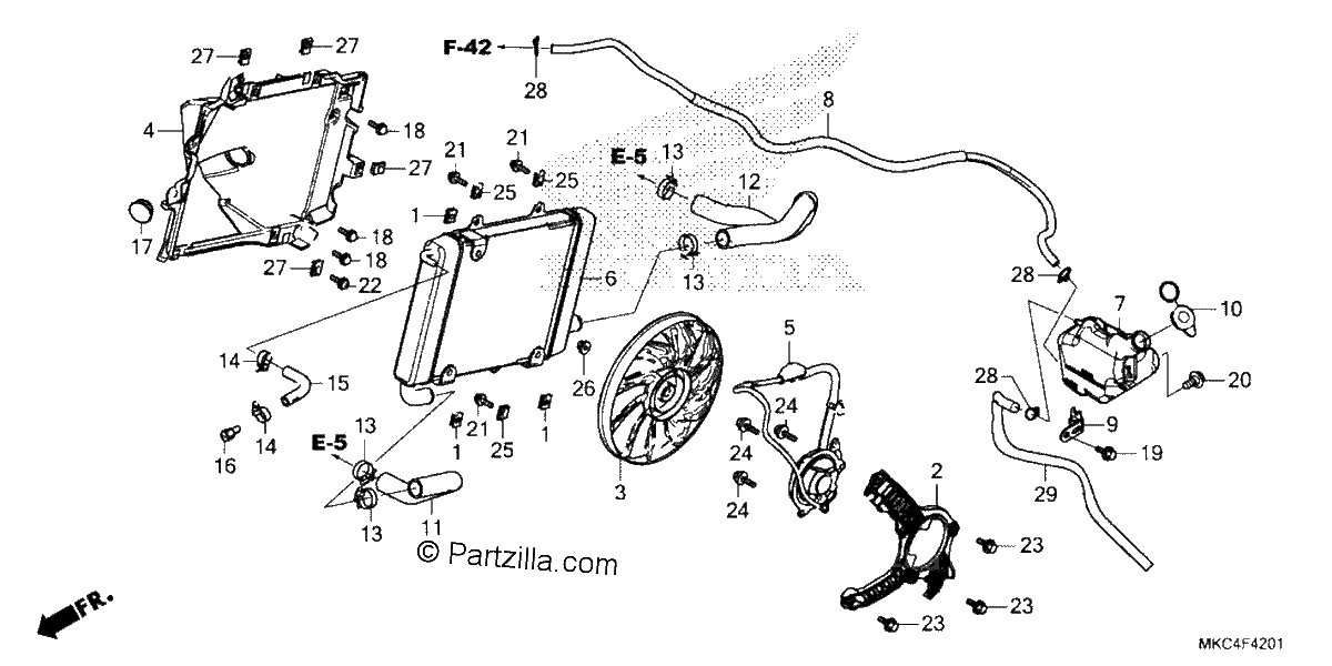 Diagrama de RADIATOR L