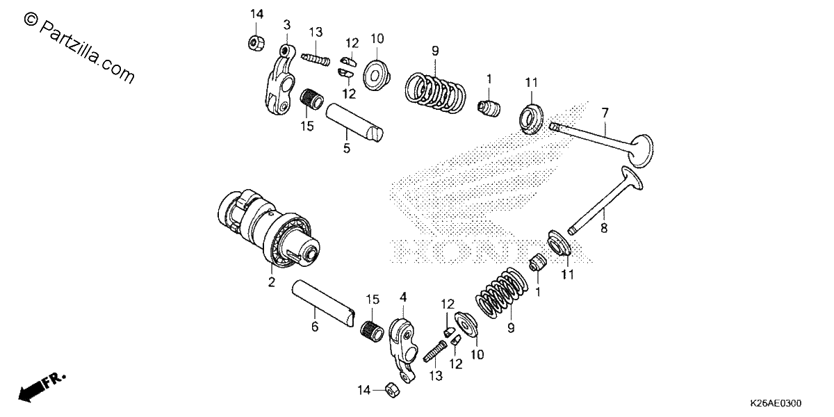 Diagrama de CAMSHAFT VALVE