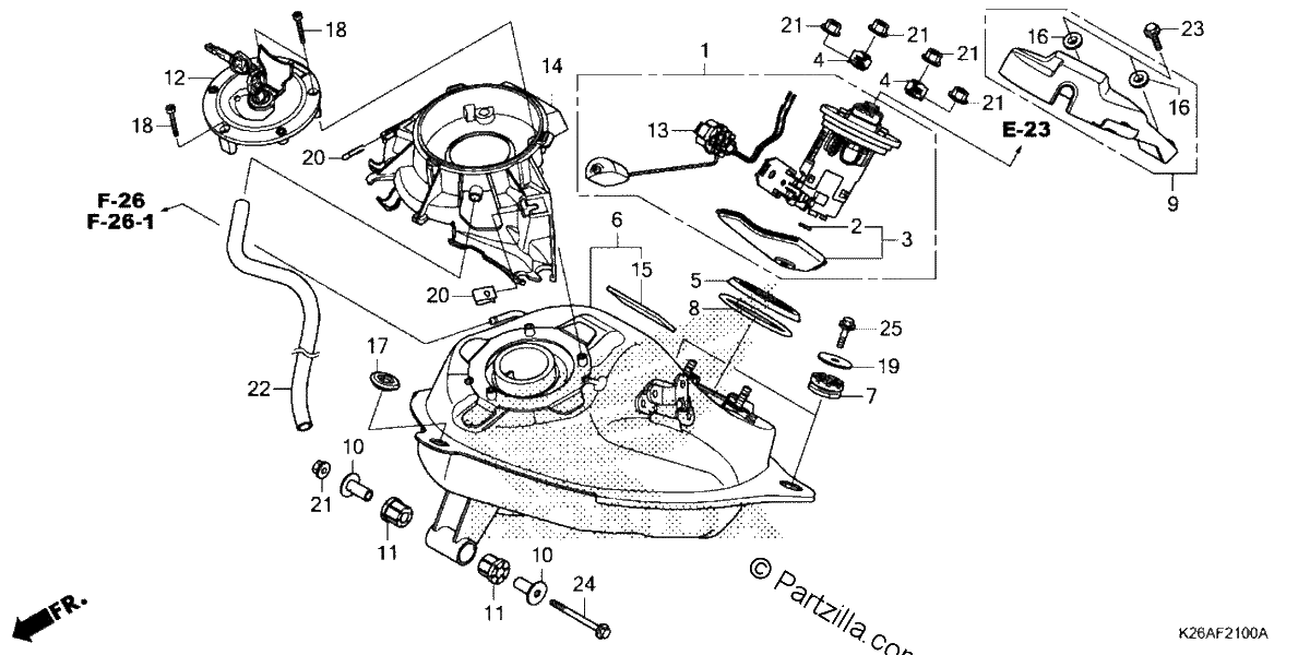 Diagrama de FUEL TANK