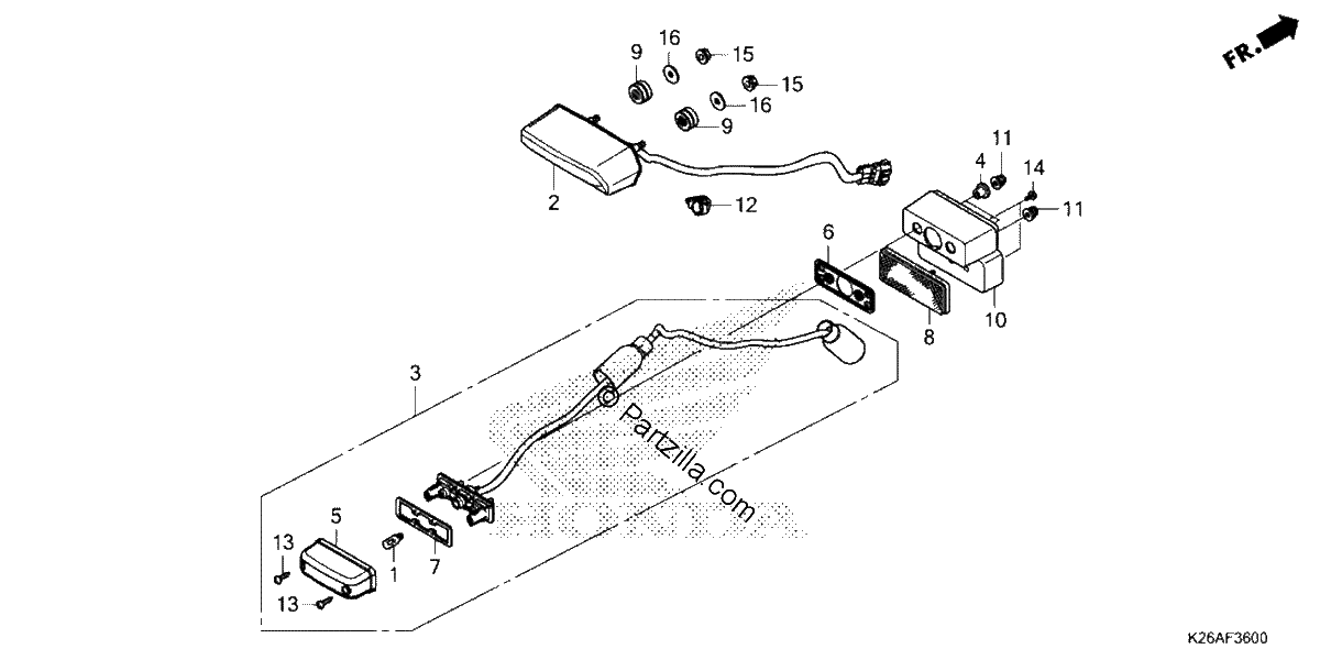 Diagrama de TAILLIGHT