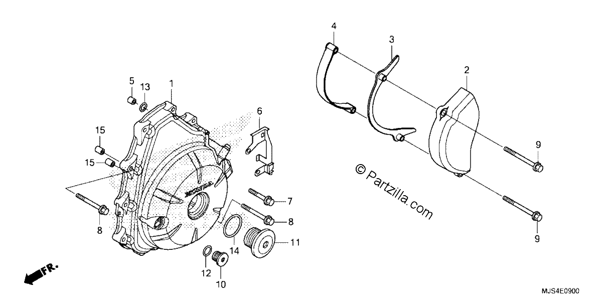 Diagrama de ALTERNATOR COVER