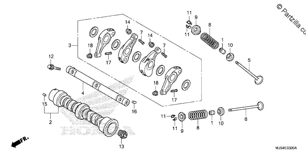 Diagrama de CAMSHAFT VALVE