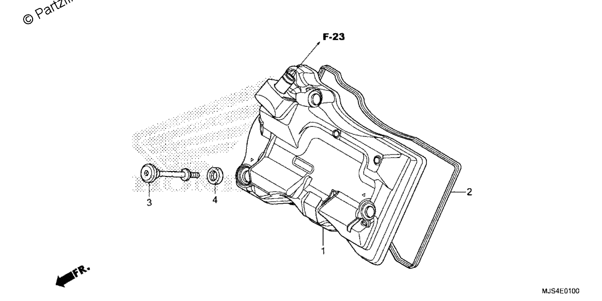 Diagrama de CYLINDER HEAD COVER