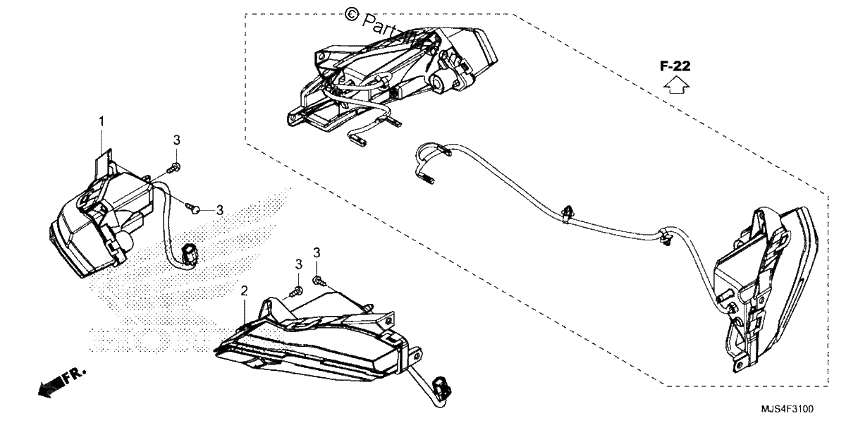 Diagrama de FRONT TURN SIGNAL