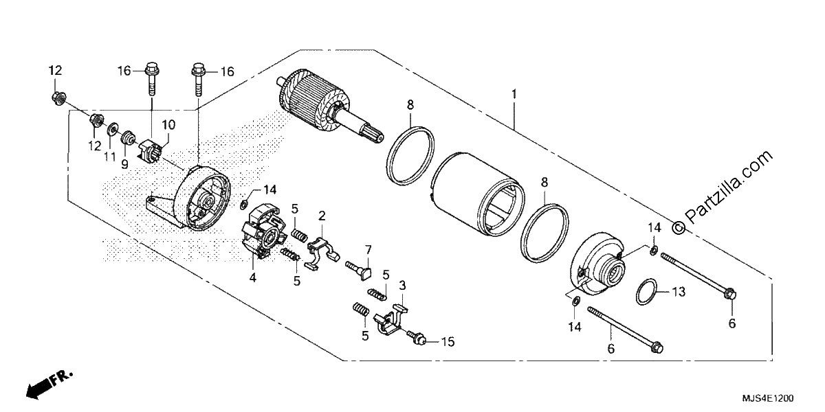 Diagrama de STARTING MOTOR