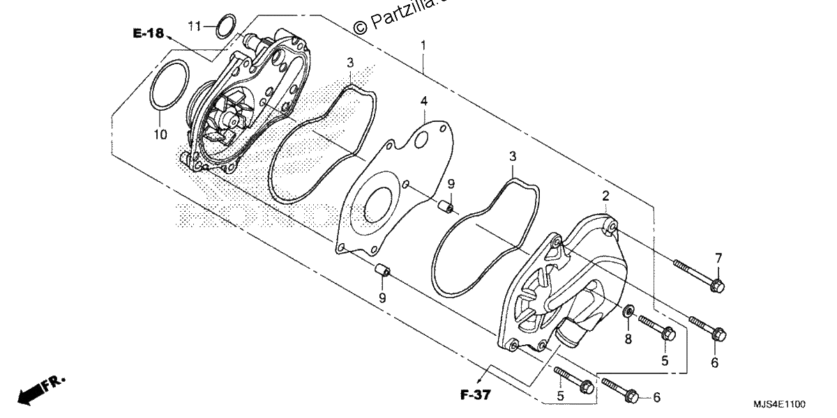 Diagrama de WATER PUMP