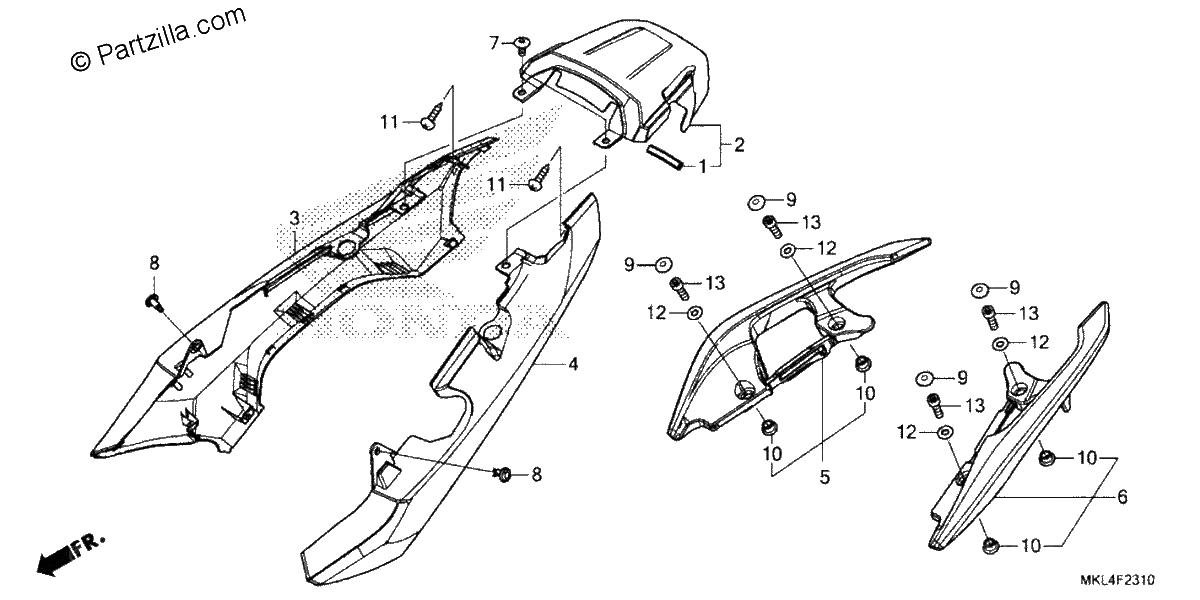 Diagrama de SEAT COWL
