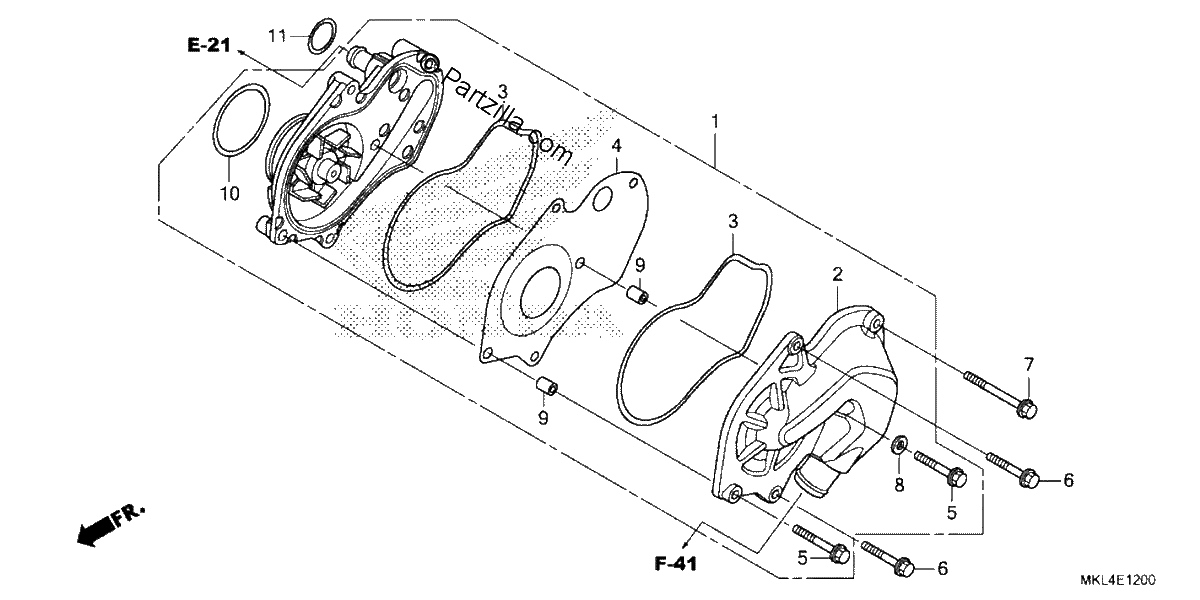 Diagrama de WATER PUMP