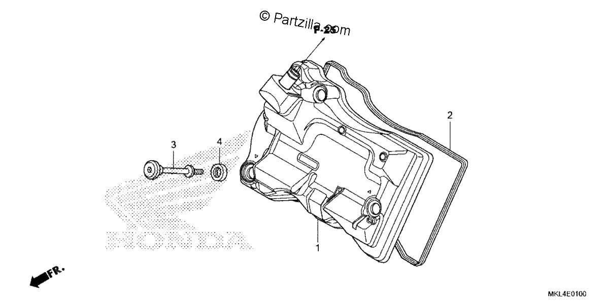 Diagrama de CYLINDER HEAD COVER