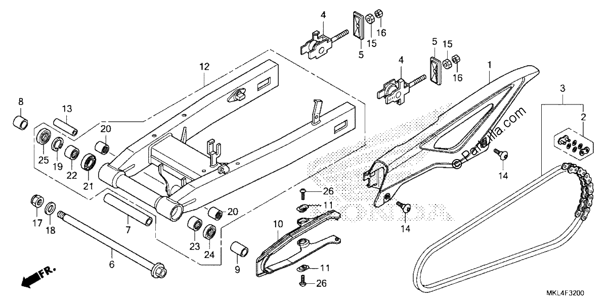 Diagrama de SWINGARM