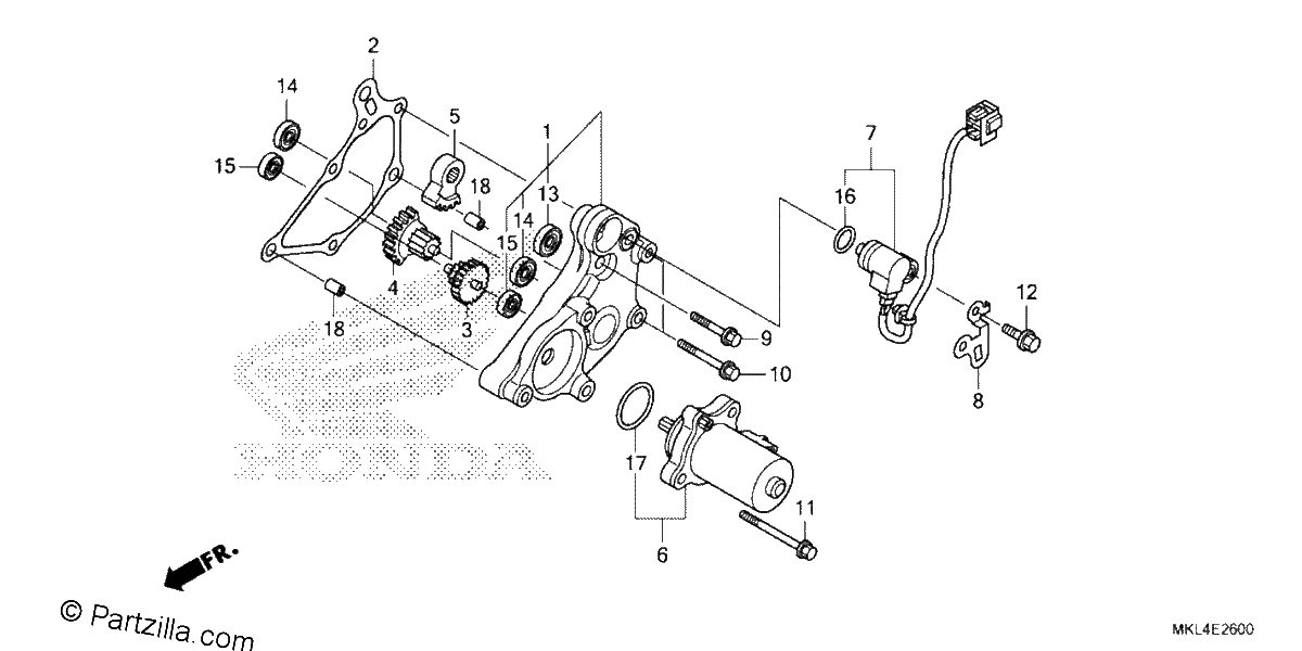 Diagrama de REDUCTION GEAR