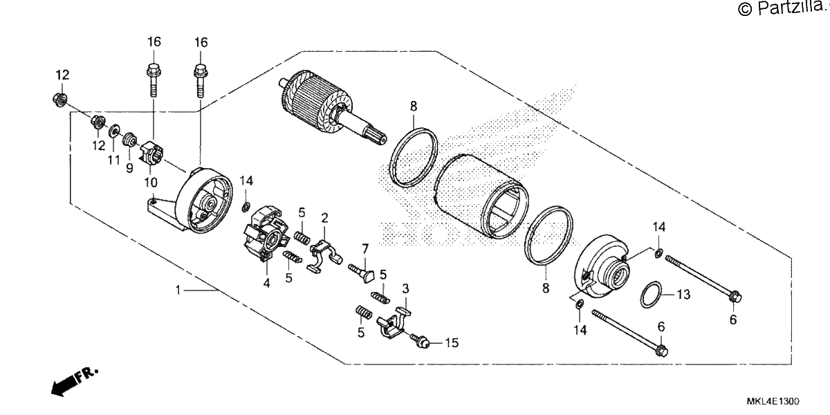 Diagrama de STARTING MOTOR