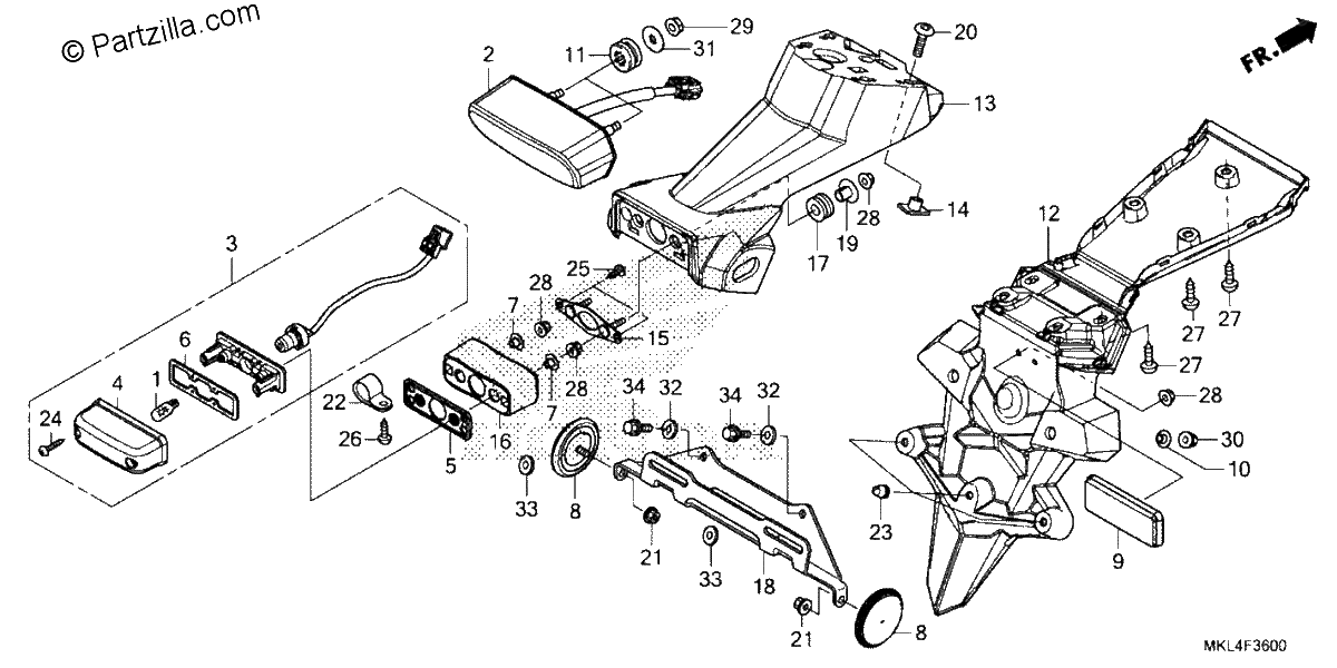Diagrama de TAILLIGHT