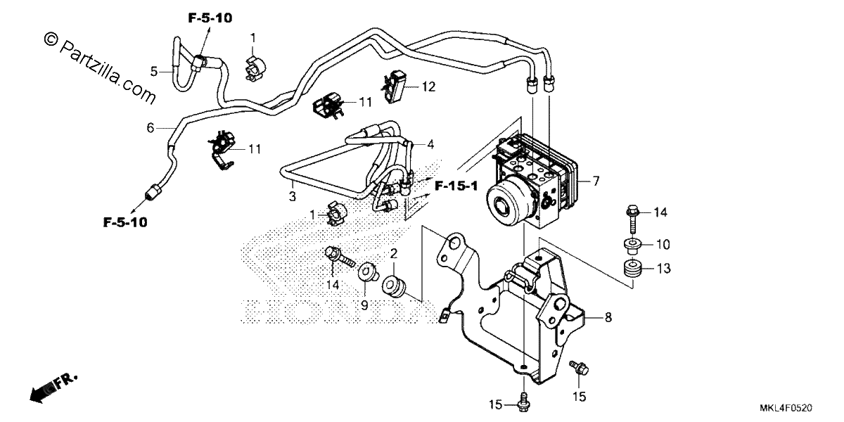 Diagrama de ABS MODULATOR