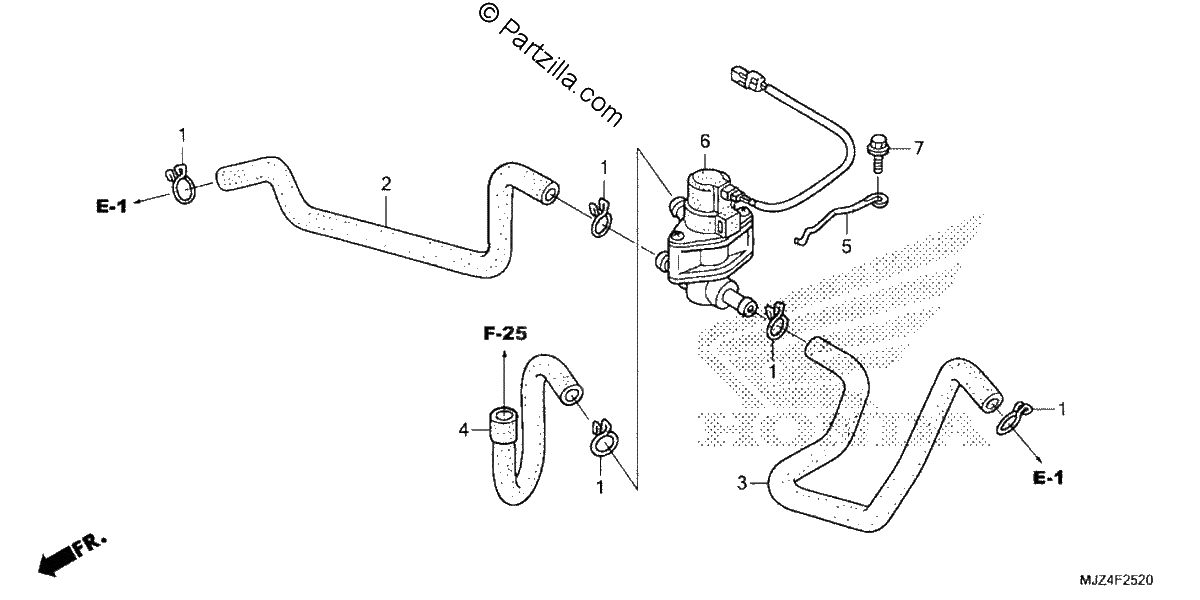 Diagrama de AIR INJECTION CONTROL VALVE