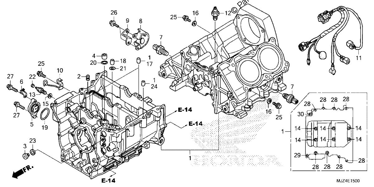 Diagrama de CRANKCASE