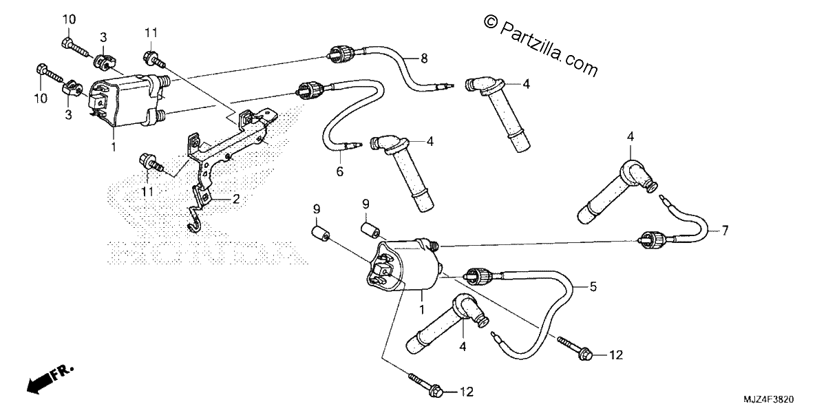 Diagrama de IGNITION COIL