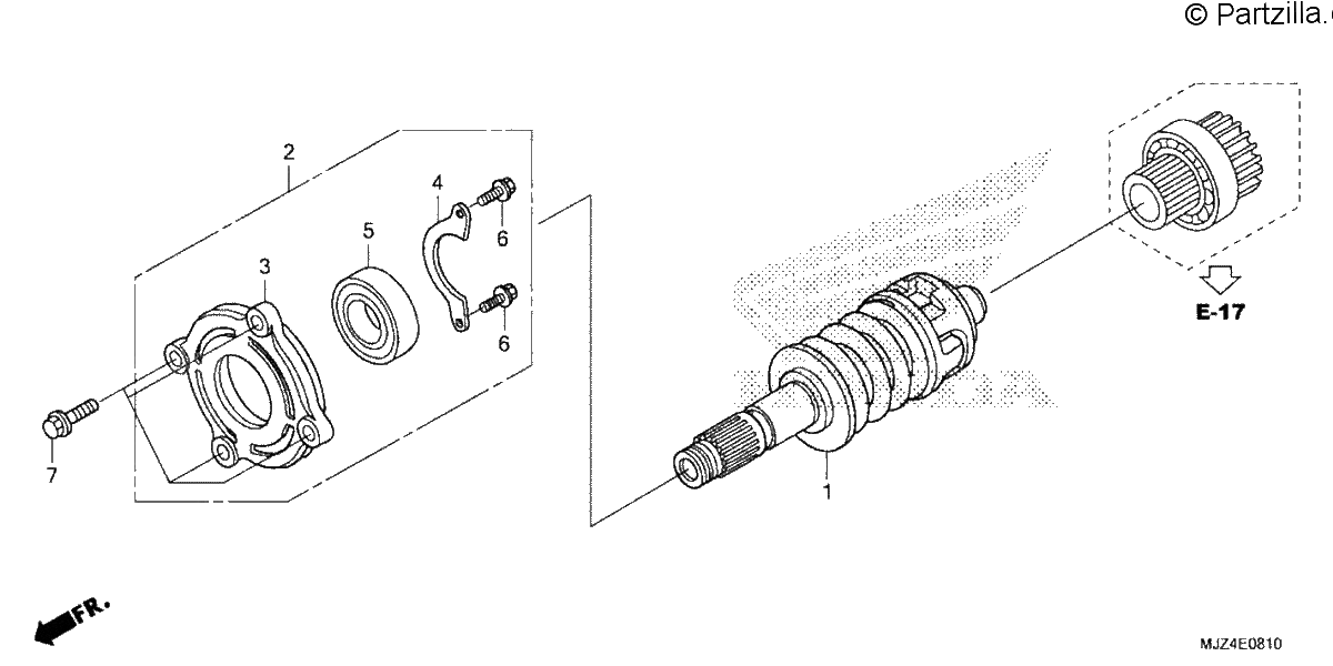 Diagrama de PRIMARY SHAFT