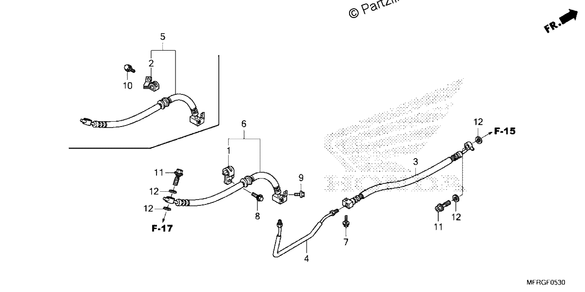 Diagrama de BRAKE LINE 1