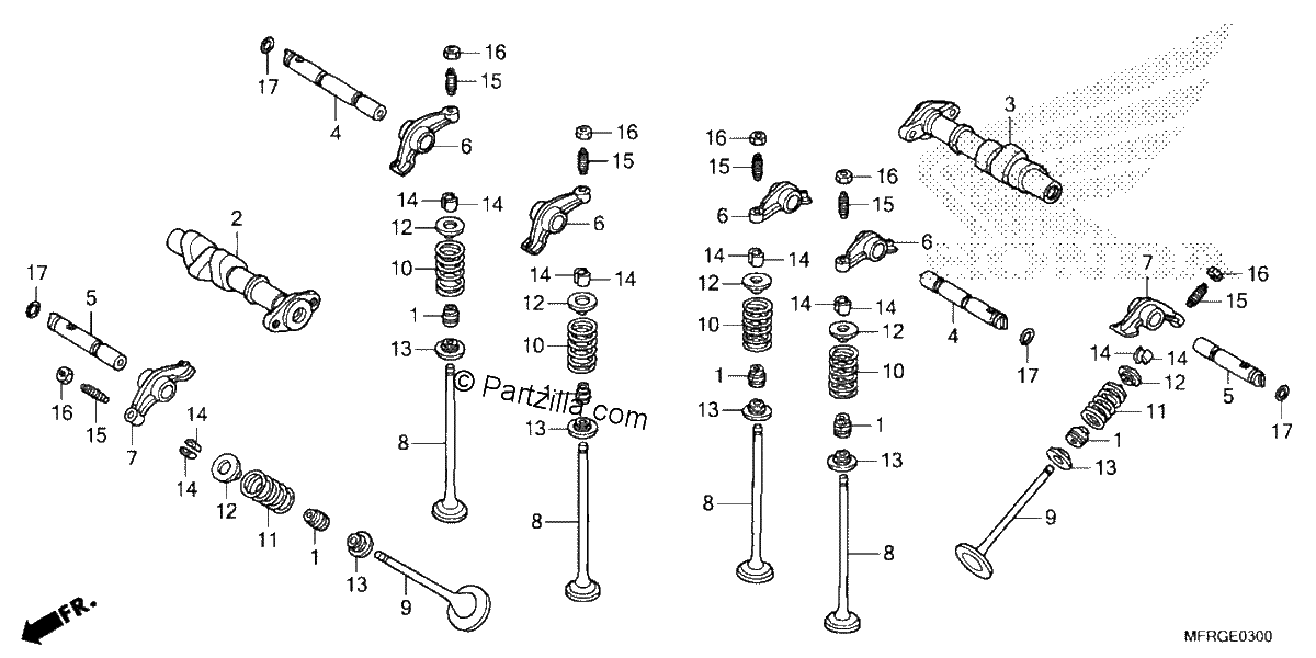 Diagrama de CAMSHAFT VALVE