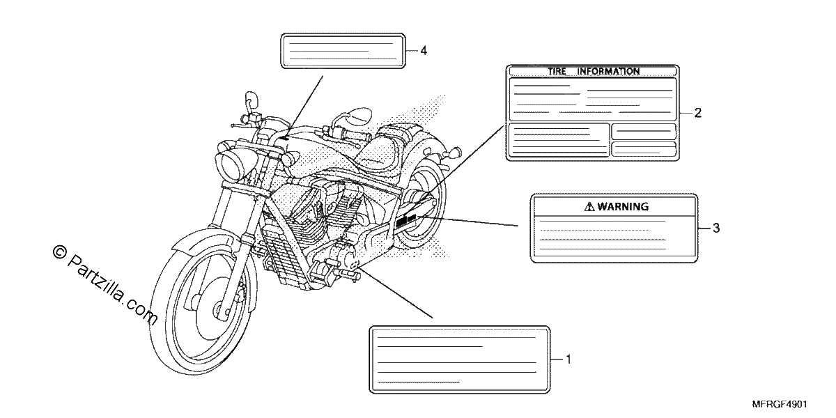 Diagrama de CAUTION LABEL 2