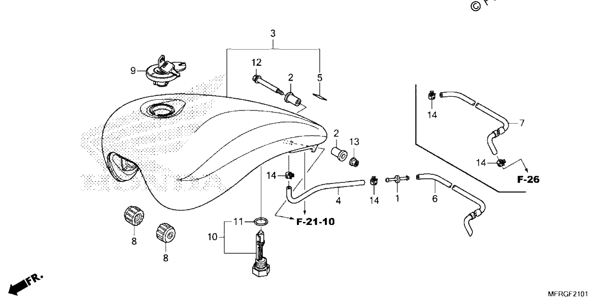 Diagrama de FUEL TANK 2