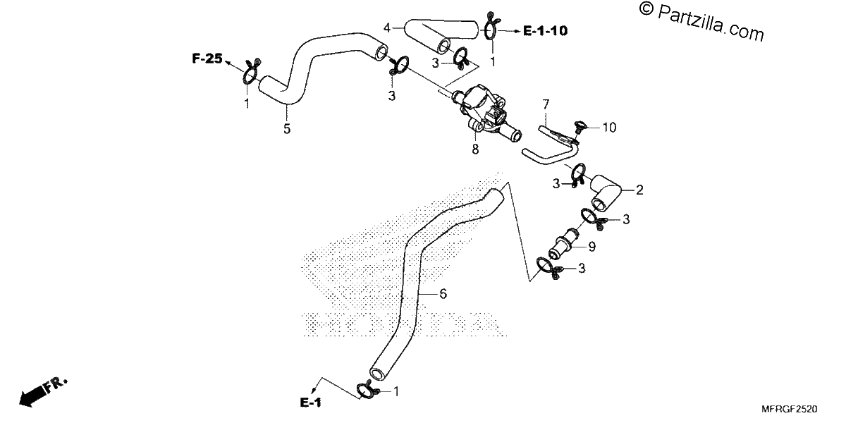Diagrama de PAIR CONTROL VALVE