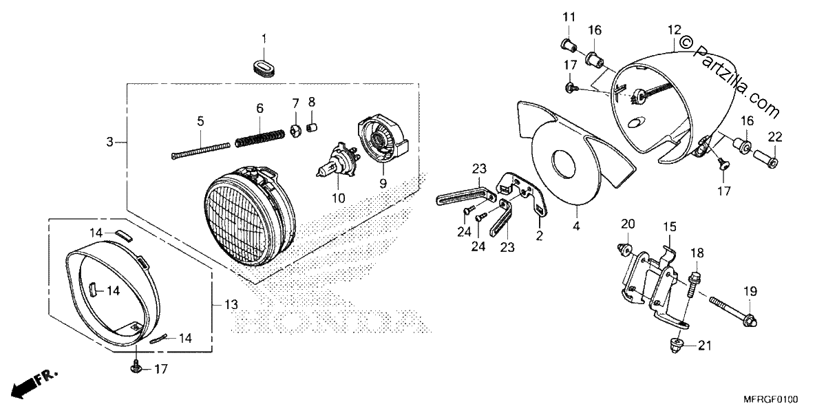 Diagrama de HEADLIGHT