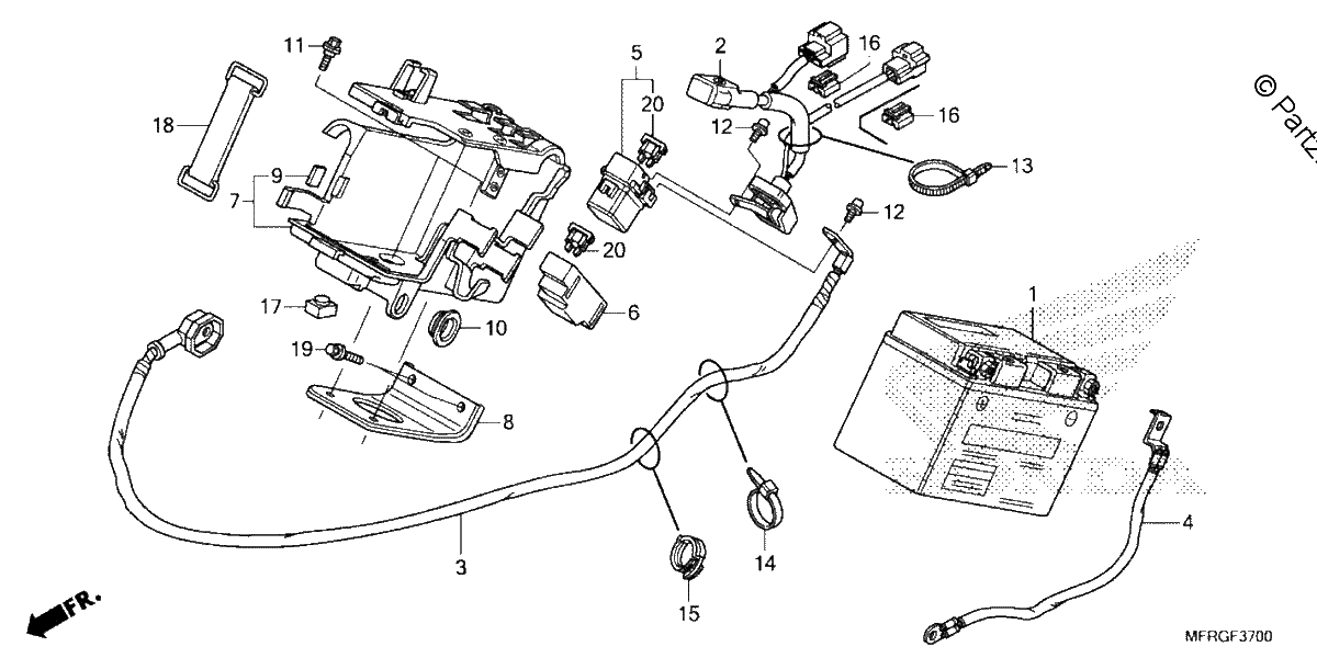 Diagrama de BATTERY