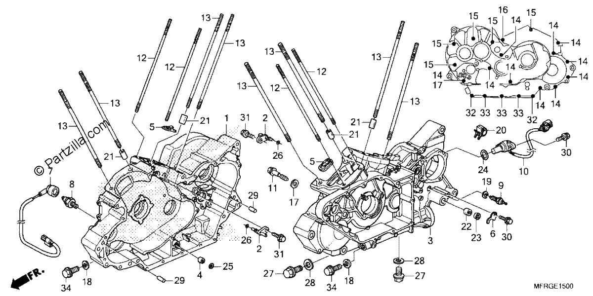Diagrama de CRANKCASE