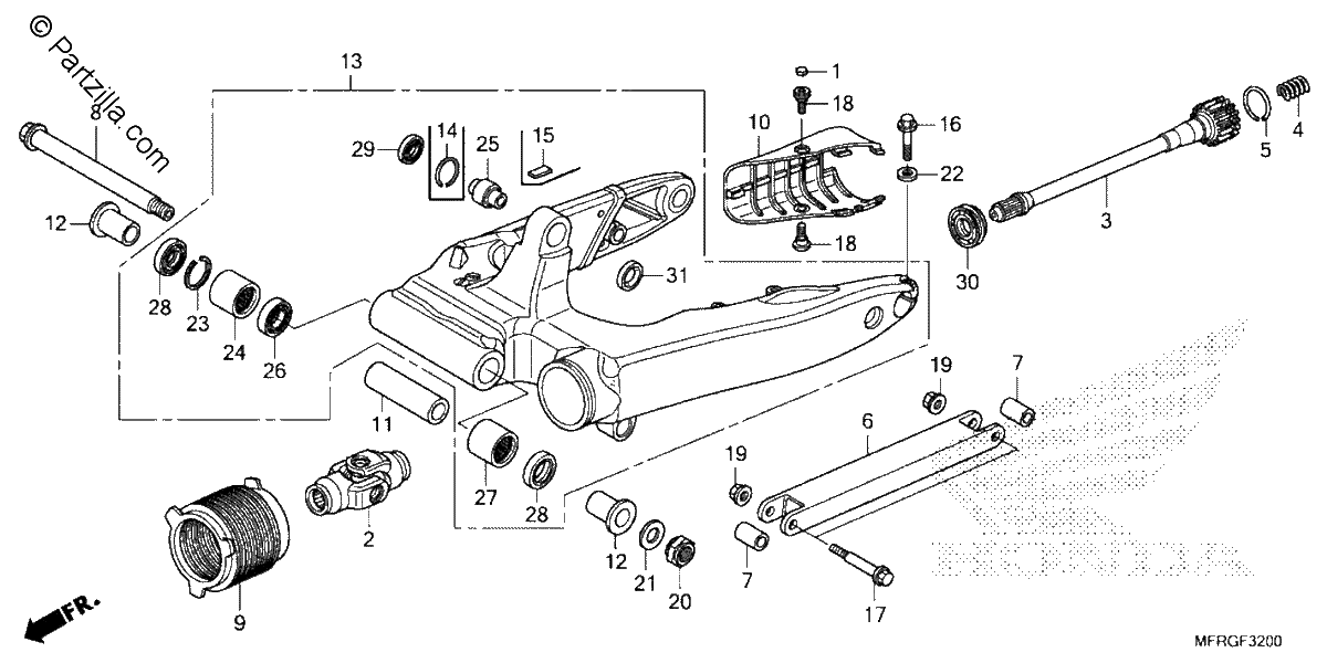 Diagrama de SWINGARM