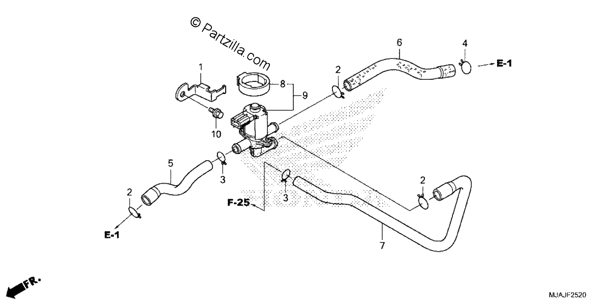 Diagrama de AIR INJECTION VALVE
