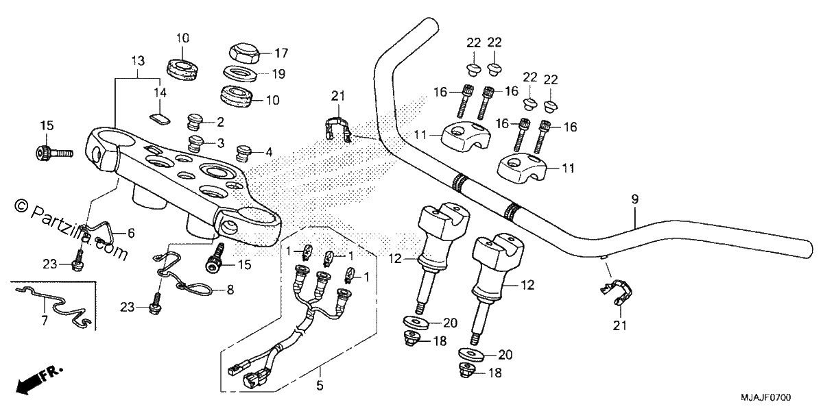 Diagrama de HANDLEBAR 1
