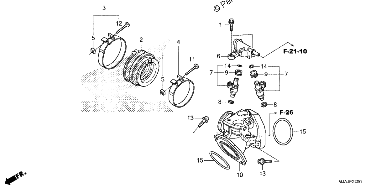 Diagrama de INLET MANIFOLD