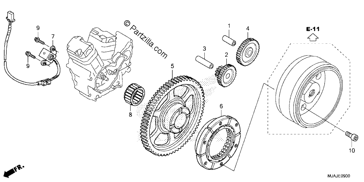 Diagrama de STARTING CLUTCH