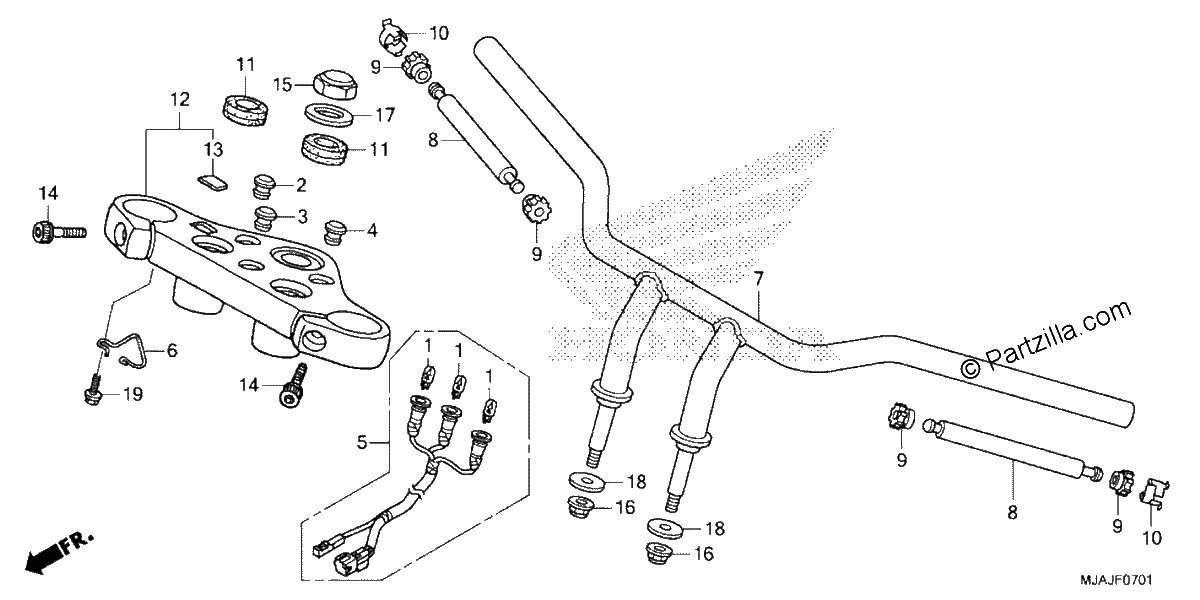 Diagrama de HANDLEBAR 2
